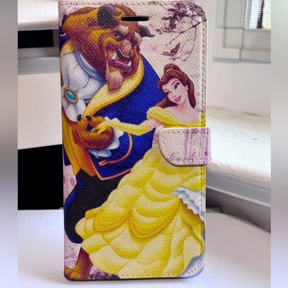 🌹 Brand New Beauty and the Beast iPhone XR Wallet Case - Never Used 🌹 - Picture 1 of 16